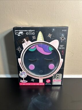 Onyx Professional Love Ellie LED Unicorn Mirror New in Box
